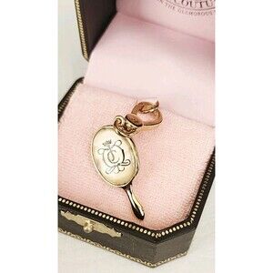 Juicy Couture VANITY MIRROR Charm Brand NEW! #YJRU1506 Rhinestones Enameled
